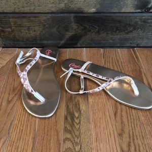 Candies Rhinestone Sandles